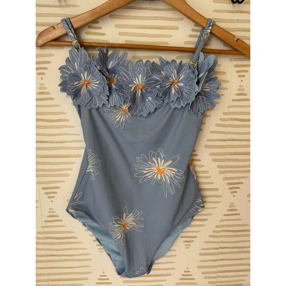 Ancora Women’s Small A Daisy in the Sun One Piece Swimsuit Removable Straps - Picture 3 of 9